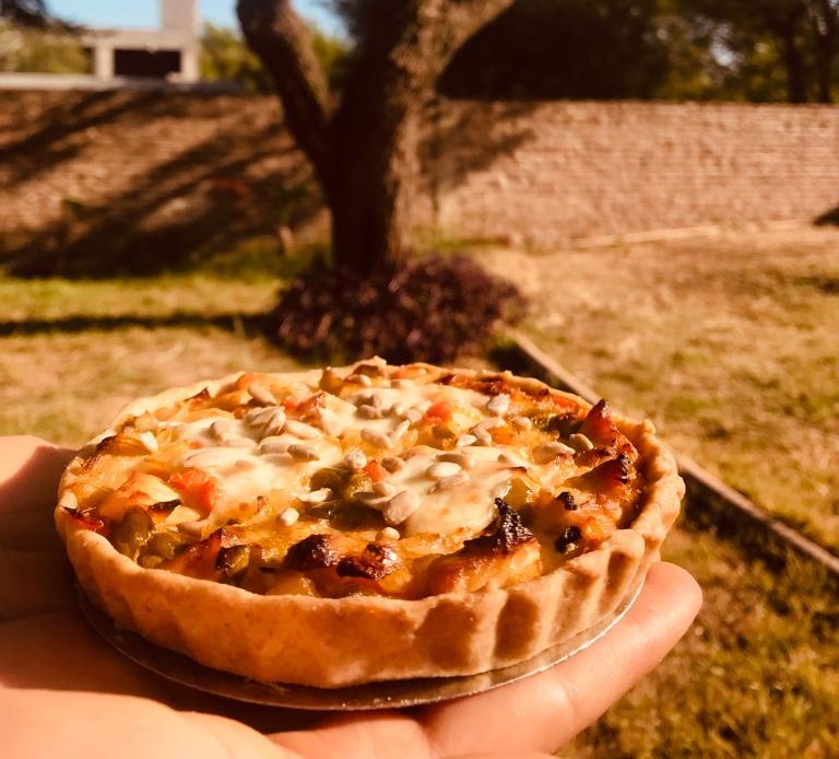 Tarta de masa integral